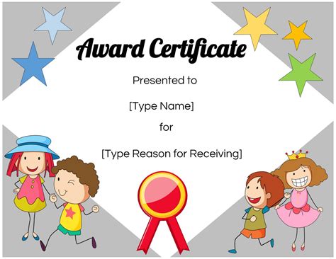 Free Custom Certificates for Kids | Customize Online & Print at Home