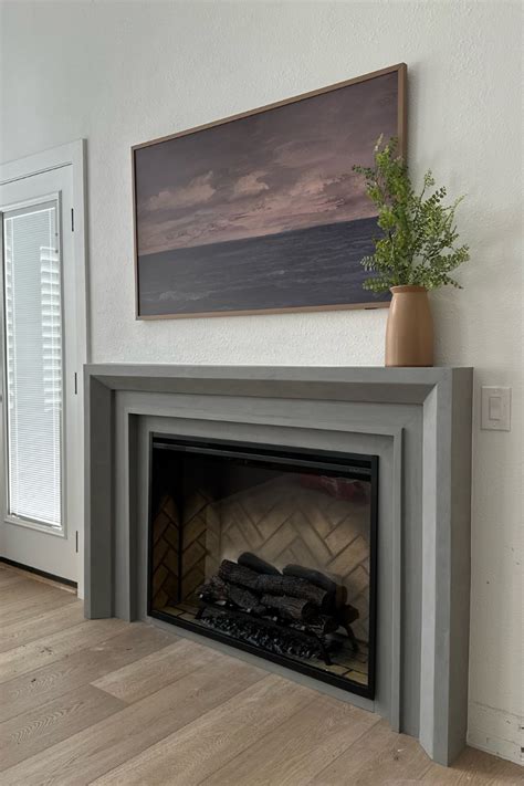 Electric Fireplace DIY With Custom Surround - Angela Rose Home