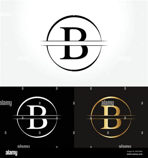 Initial Circle Letter B Logo Design Business Vector Template. Creative Abstract Letter B Logo ...