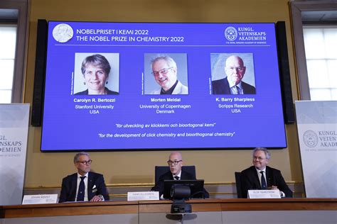 2022 nobel prize in chemistry winners revealed - IHA News