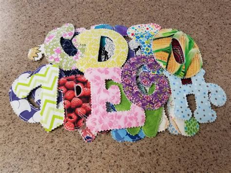 Fabric Alphabet Letters Fabric Letters Alphabet for | Etsy