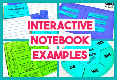 Do you need complete and helpful interactive notebook examples? - Glitter in Third