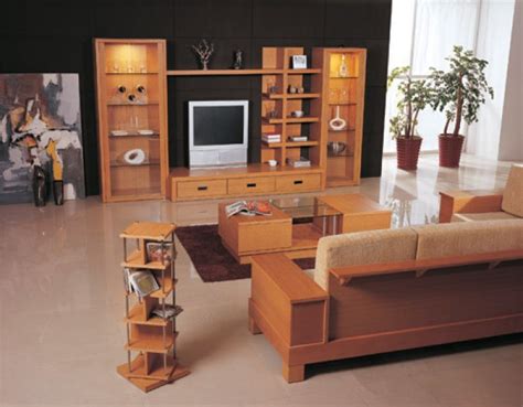 Wooden Furniture Design For Living Room In India