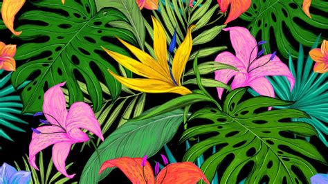 Tropical Pattern Wallpapers - Top Free Tropical Pattern Backgrounds - WallpaperAccess