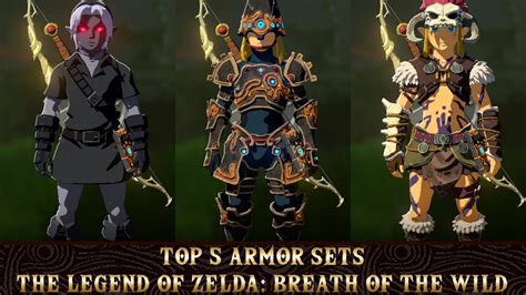 Zelda Breath Of The Wild Armor Sets - canvas-point