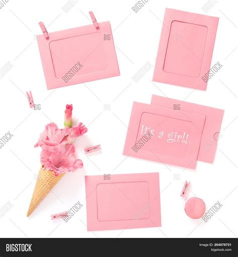 Girl. Pink Cards Image & Photo (Free Trial) | Bigstock