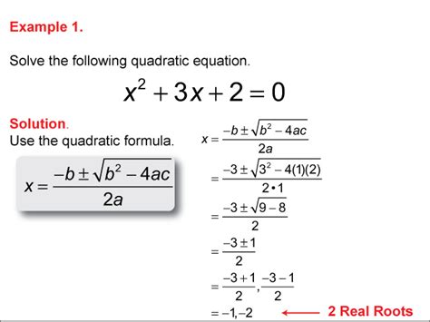 Solving Quadratic Equations By Using The Formula Examples - Tessshebaylo