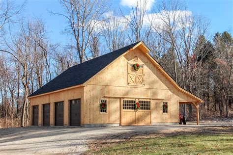 Barn Garage Inspiration: The Barn Yard & Great Country Garages | Barn garage, Diy pole barn ...