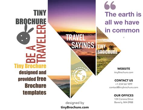 Brochure Travel Template Brochure Travel Templates Brochure Intended For Word Travel Brochure ...