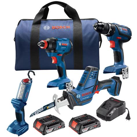 Bosch 18V 4-Tool Combo Kit | The Home Depot Canada