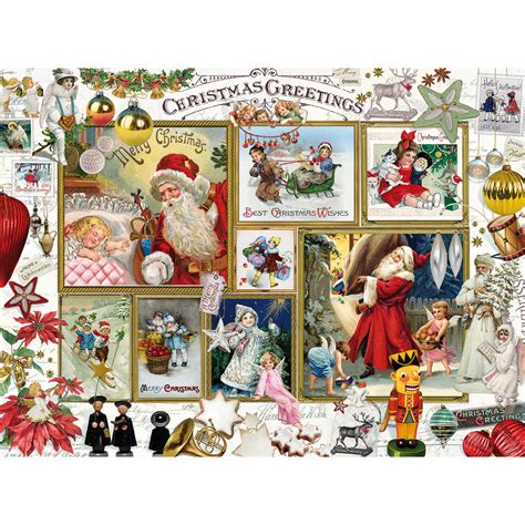 Christmas Greetings 1000 Piece Jigsaw Puzzle at Bits And Pieces