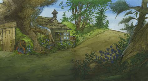 Winnie the Pooh Production Background - ID: febwinnie9521 | Van Eaton Galleries