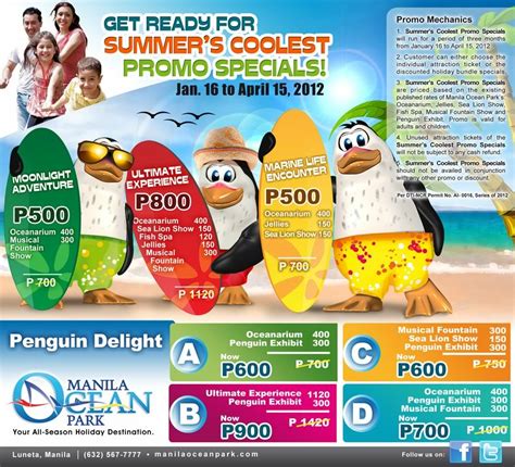 Manila Shopper: Manila Ocean Park Summer Promos