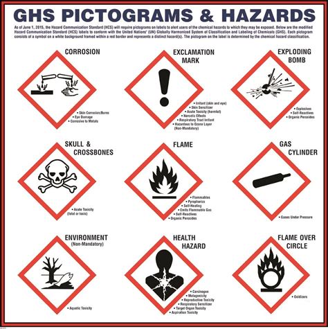 GHS Pictograms Poster - First American Safety