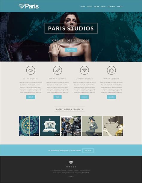 17+ Best Flat Design Website Templates | Free & Premium Templates