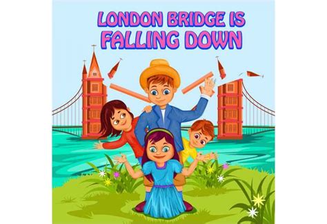 London Bridge Is Falling Down | Nursery Rhyme For Kids With Lyrics