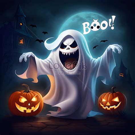 Halloween Boo Scary Ghost Background Design Picture And HD Photos | Free Download On Lovepik