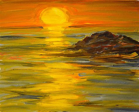 September McGee - American Impressionist : Sunsets in Laguna by Artist September McGee