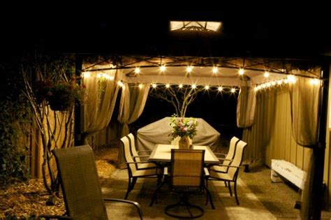 16+ Hanging outdoor gazebo lights ideas | yunlightsstringlights