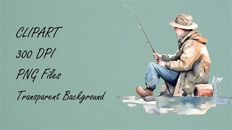 Fishing Camping Clipart Set Lake Png Happy Camper Clipart - Etsy