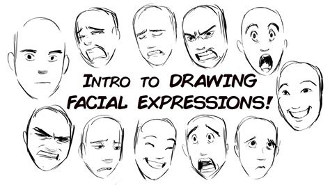 Drawing Genuine Facial Expressions (Part1) - YouTube