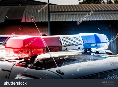 Siren On Police Car Stock Photo 177594347 : Shutterstock