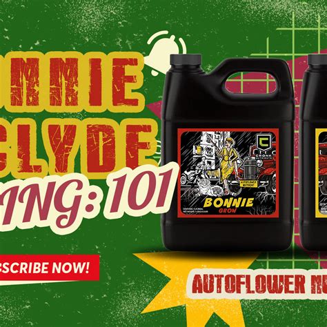 Bonnie & Clyde Mixing Guide: 101 - Autoflower Nutrients Guide – Cronk Nutrients