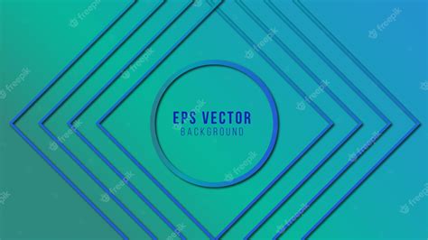 Premium Vector | Green gradient line shape background abstract eps vector