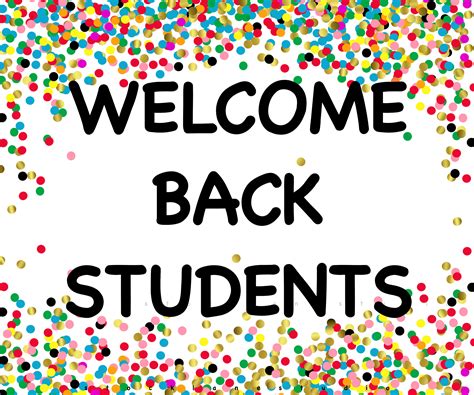 Printable Back to School Sign Welcome Students Poster First | Etsy