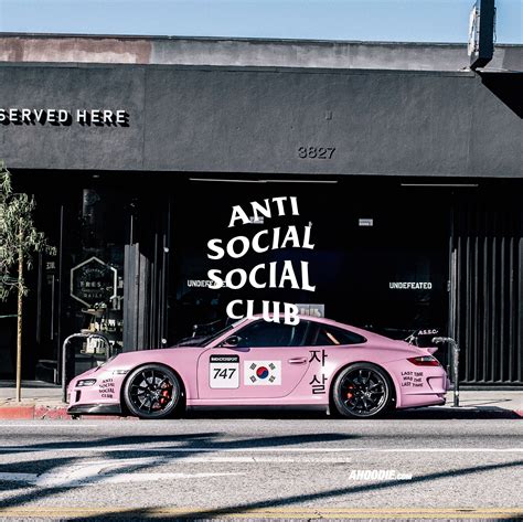 Ahoodie | Anti Social Social Club Pink Porsche Wallpaper