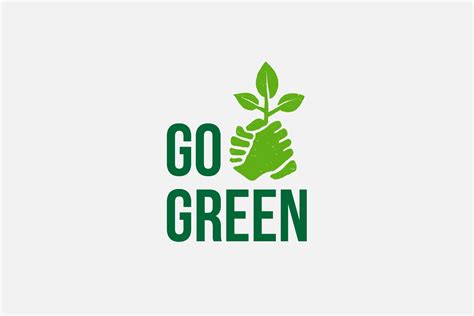 Go Green Logo | Branding & Logo Templates ~ Creative Market