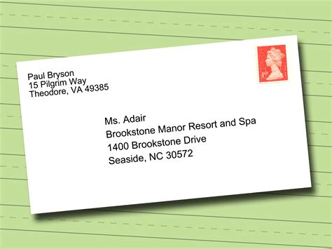 How To Address A Letter Envelope Us - Armando Friend's Template