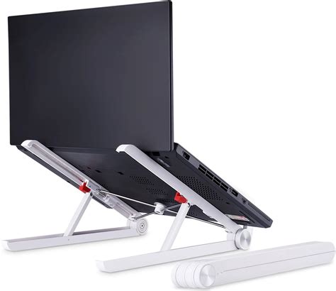 Laptop Stand - JUBOR Adjustable Laptop Stand Portable Foldable Ergonomic Desktop Stand Holder ...