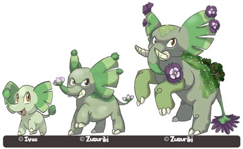 Pokemon Time of Rebellion Grass Starter Evolutions by Oldbarrel on DeviantArt