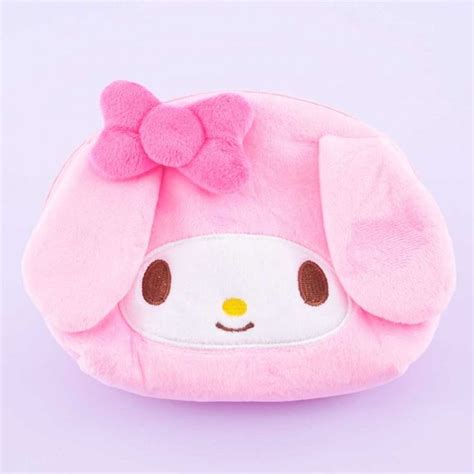 My Melody Fluffy Head Pouch | Super kawaii, Pouch, Hello kitty