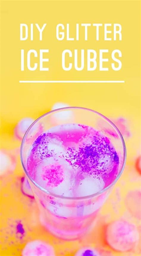 DIY EDIBLE GLITTER ICE CUBES | Bespoke-Bride: Wedding Blog