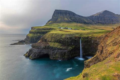 Mulafossur Waterfall, Faroe Islands : Waterfalls