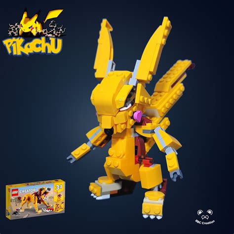 LEGO MOC Pikachu by bbchai | Rebrickable - Build with LEGO