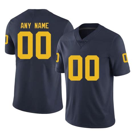 Custom Michigan Wolverines Football Jerseys, Custom Michigan Football Uniforms