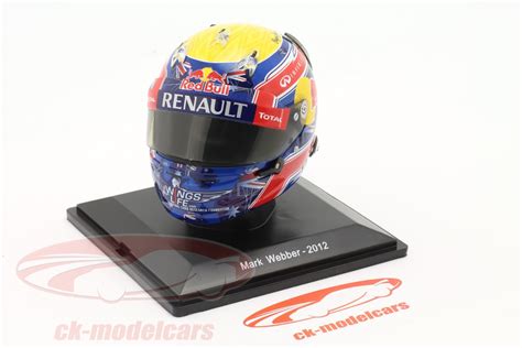 Spark 1:5 Mark Webber #2 Red Bull formula 1 2012 helmet Editions ATF1C026 model car ATF1C026 ...