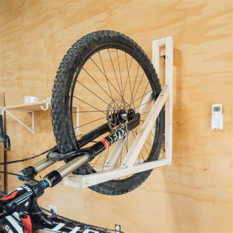 How To Build DIY Wall Mount Bike Rack That SWIVELS