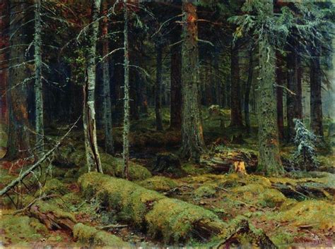 Dark Forest, 1890 - Ivan Shishkin - WikiArt.org