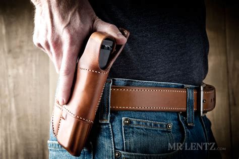 Glock 43X Leather Holster Pattern OWB - Mr. Lentz Leather Goods