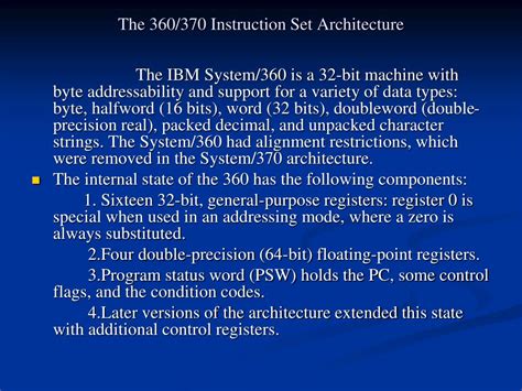 PPT - IBM 360 ARCHITECTURE PowerPoint Presentation, free download - ID:1633244