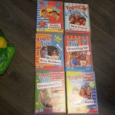 CBEEBIES TOPSY AND Tim Dvd Bundle Birthday Party Busy Builders Vgc £12.95 - PicClick UK