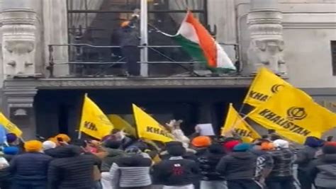 Khalistani elements attempt to pull down Indian flag in London; India summons top UK official ...