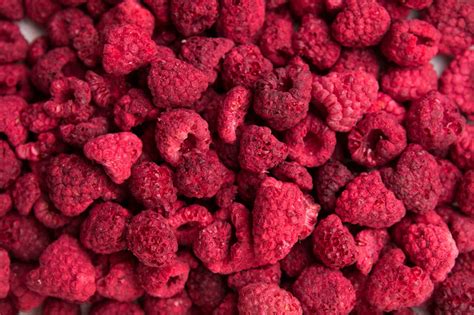 Freeze dried raspberries - whole raspberries - you can buy online in Ireland