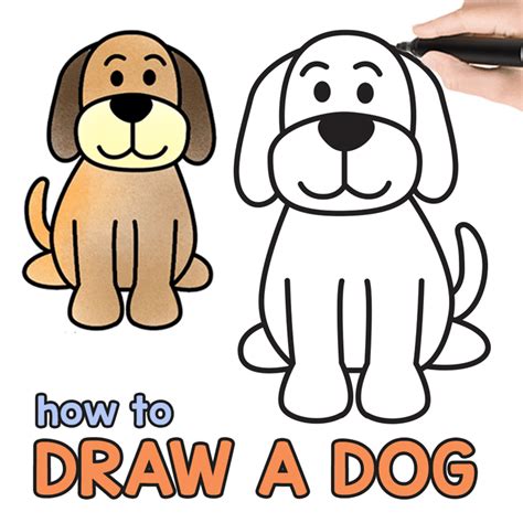 Easy Puppy Drawing