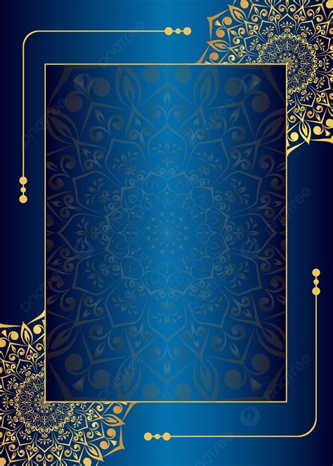 Golden Green Mandala Art Background With Border Invitation Card Wedding Islamic Arabic Floral ...