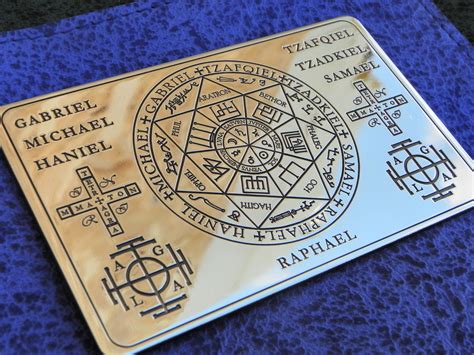 Wallet card The Seals of the Seven Archangels, The Seven Archangels sigil Seven - DaftSex HD